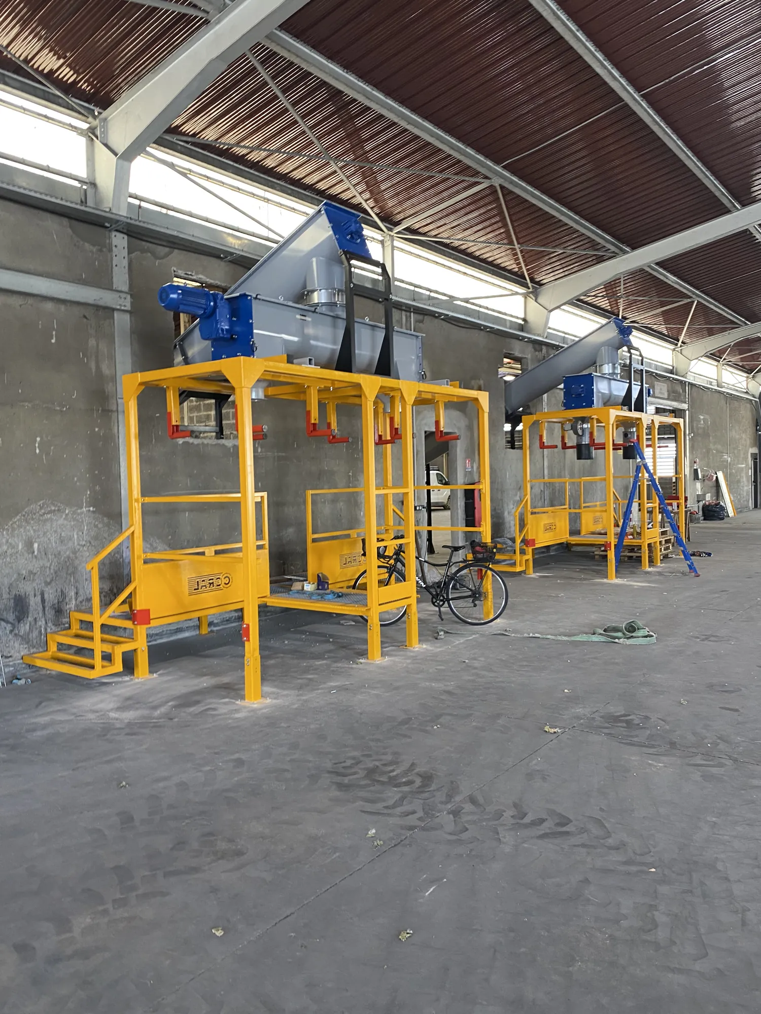 Waste dust packaging line, project photo 16