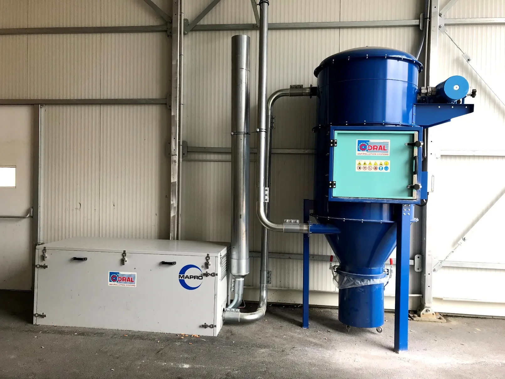 High vacuum system for a bus factory, project photo 1