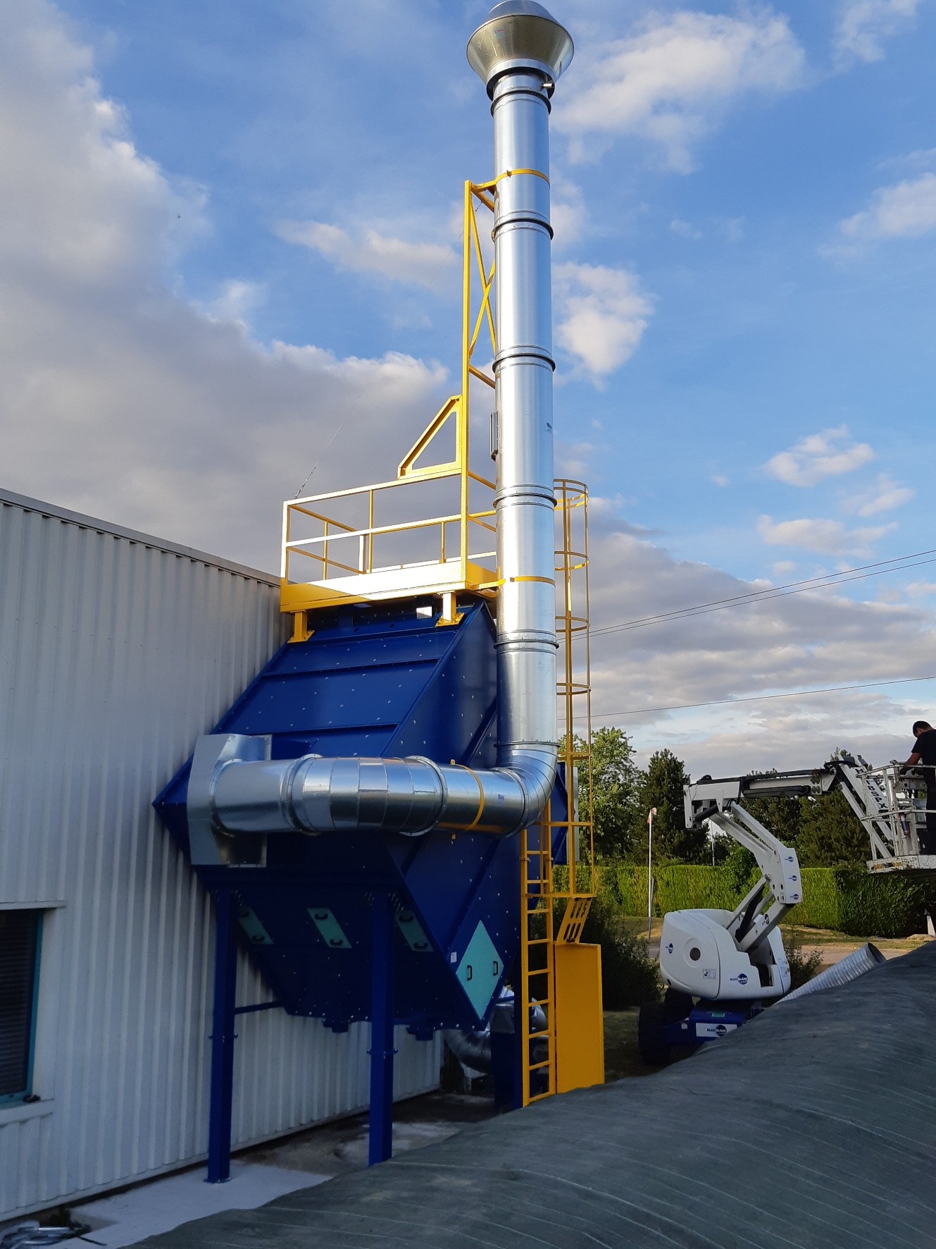VOC absorption system for multiple solvant for chemical and labware industry, project photo 1