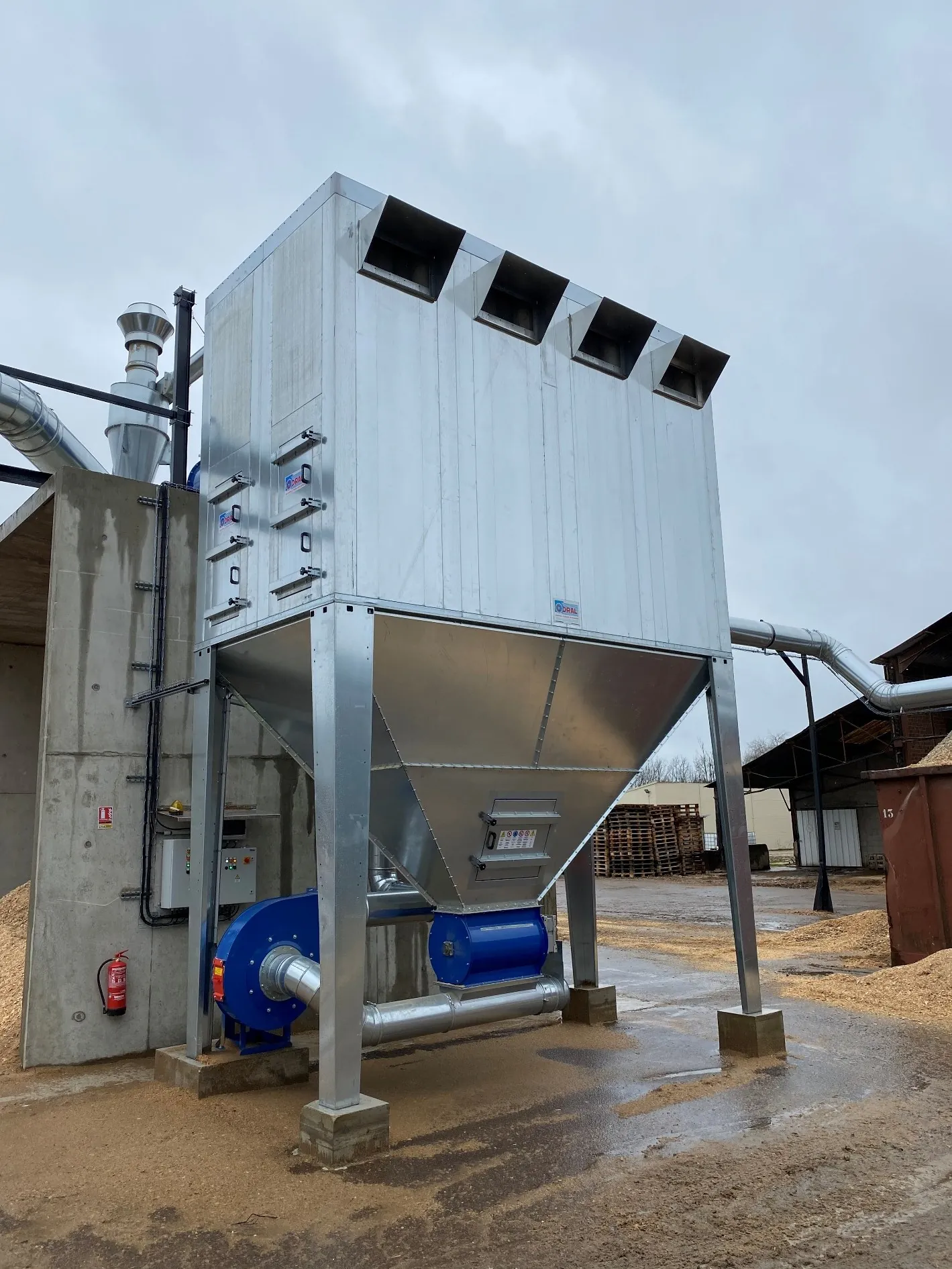 ATEX wood extraction a sawmill belonging to a manufacturer of wooden outdoor furnishings, project photo 1