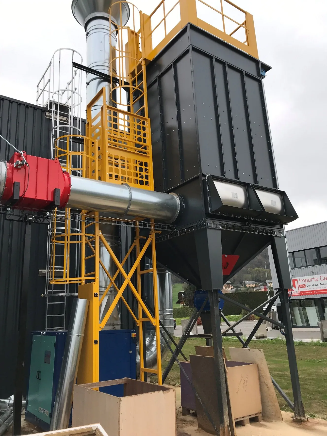 ATEX wood extraction for a wooden furniture manufacturer, project photo 1