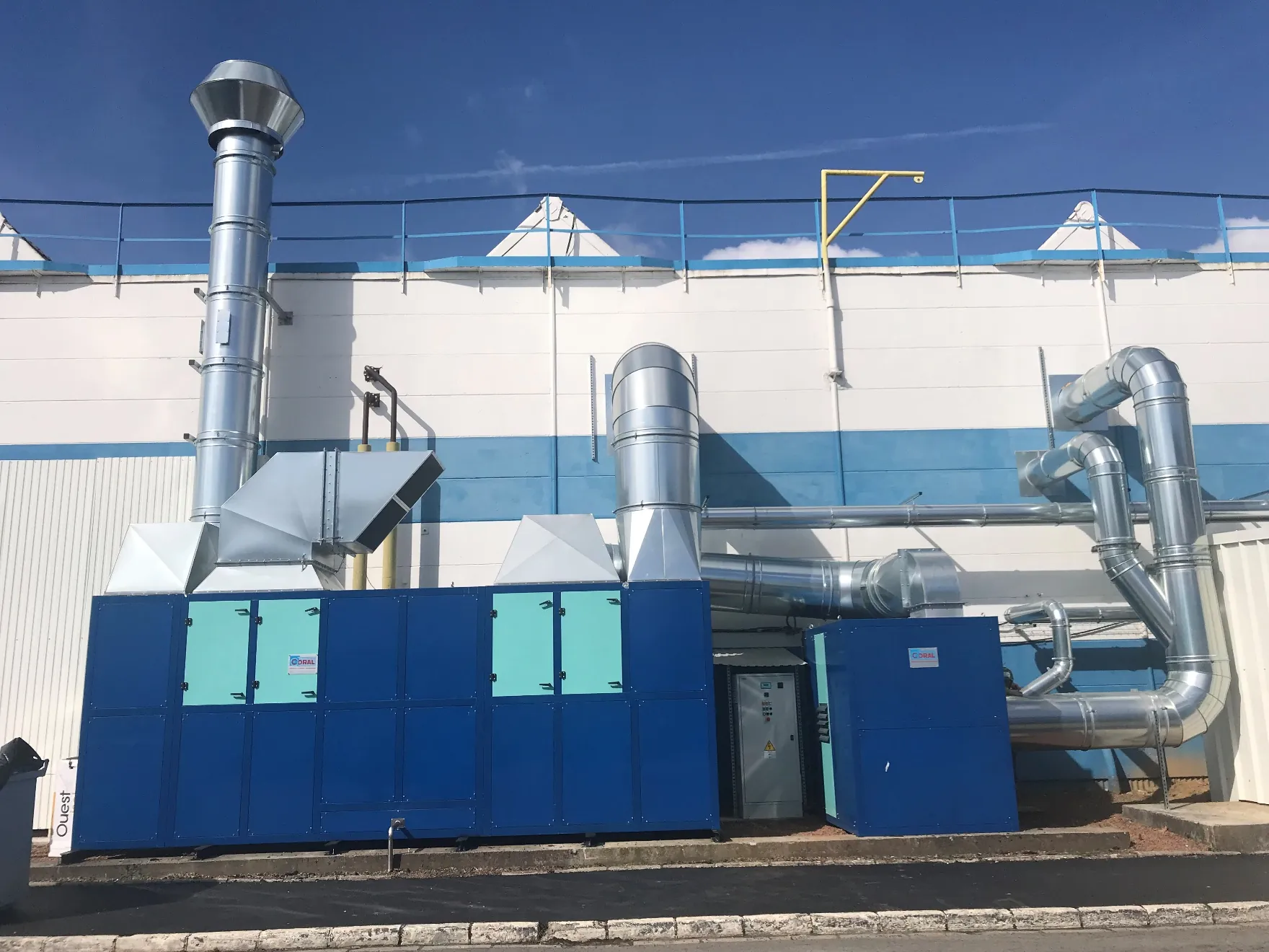 Compensation of air extraction from general and odors extraction, project photo 1